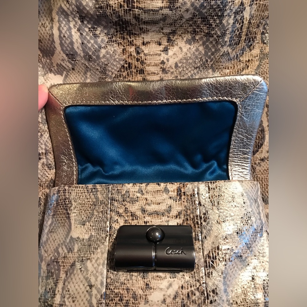 Coach Kristen Python Satchel - Picture 8 of 9